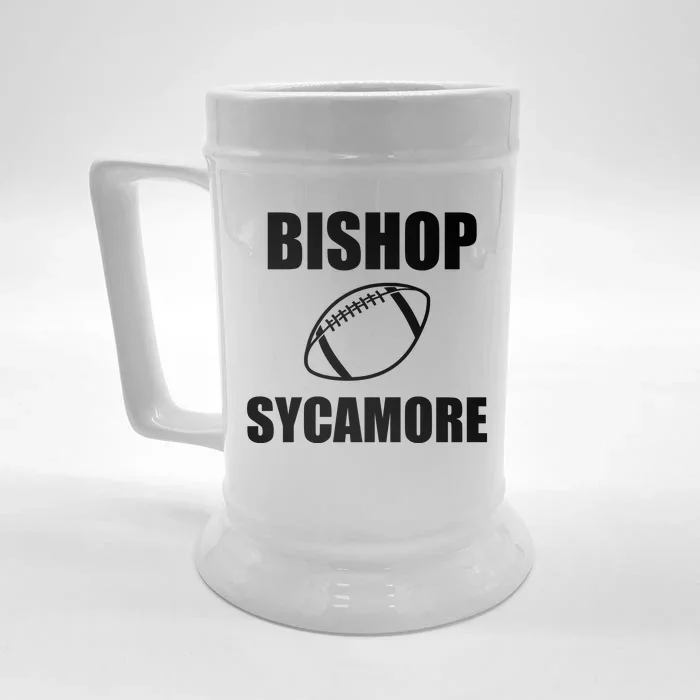 Bishop Sycamor Football Team Front & Back Beer Stein