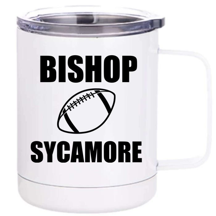 Bishop Sycamor Football Team Front & Back 12oz Stainless Steel Tumbler Cup