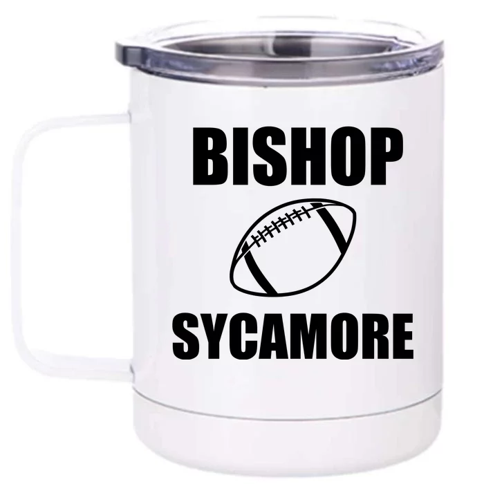 Bishop Sycamor Football Team Front & Back 12oz Stainless Steel Tumbler Cup