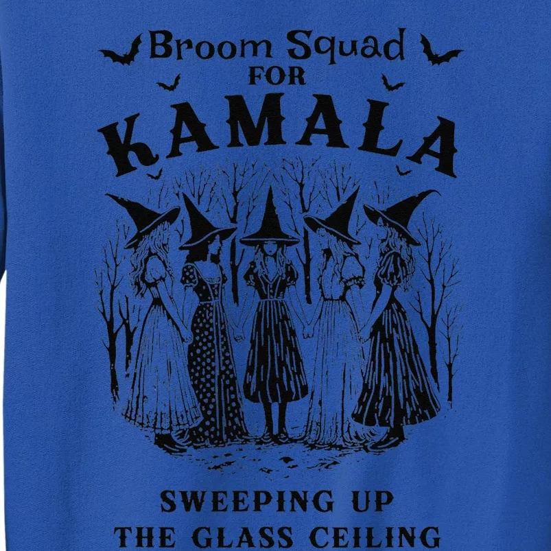 Broom Squad For Kamala Sweeping Up The Glass Ceiling Sweatshirt