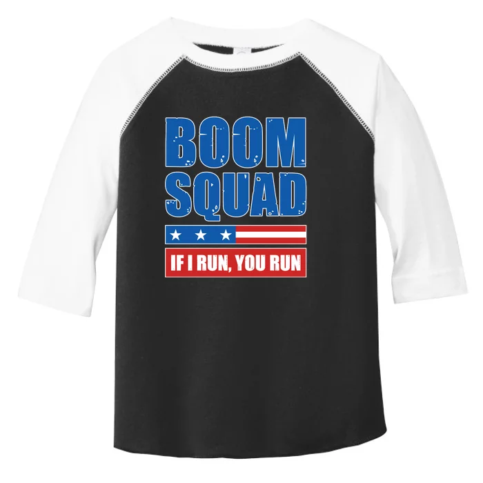 Boom Squad Fireworks Director 4th Of July Toddler Fine Jersey T-Shirt