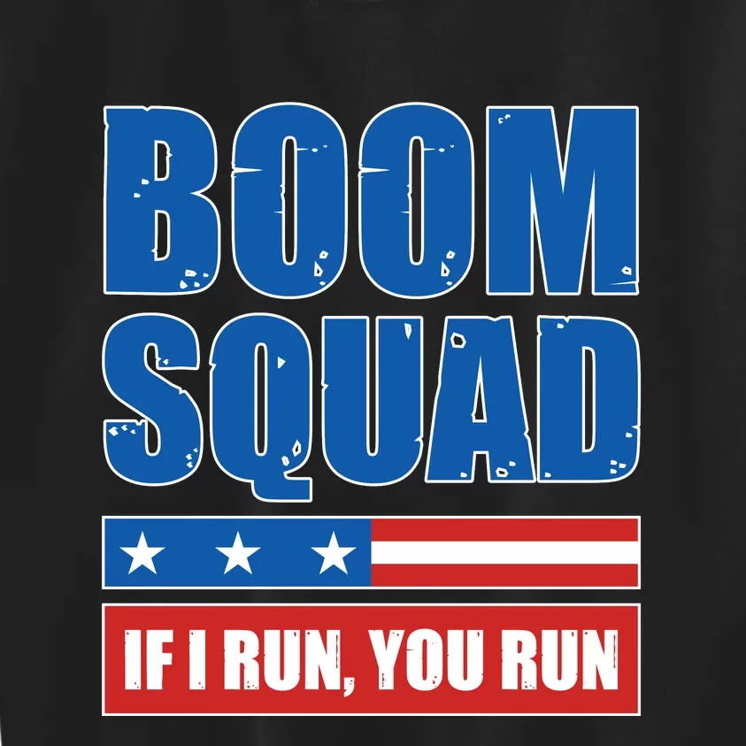 Boom Squad Fireworks Director 4th Of July Kids Sweatshirt