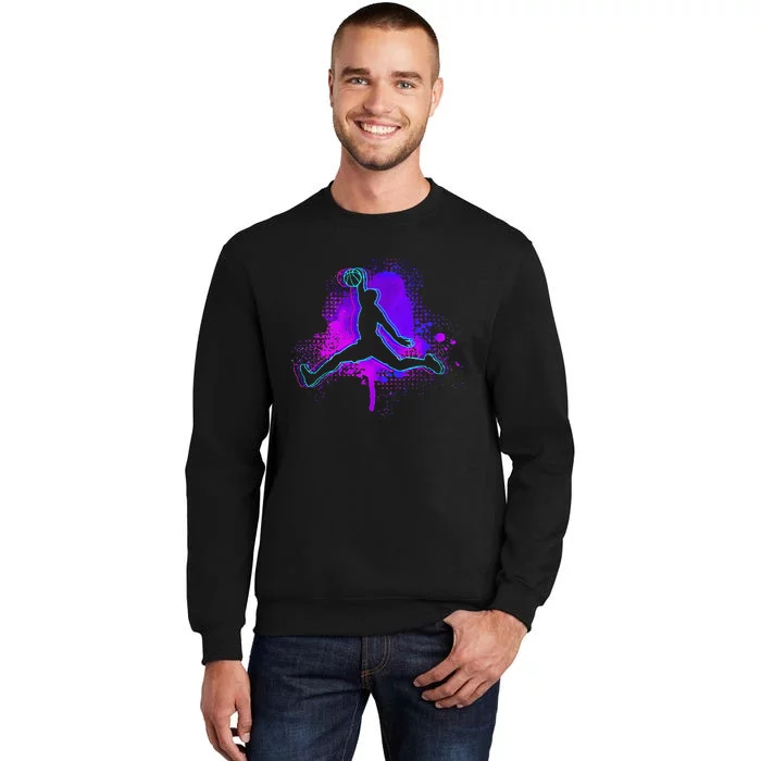 Basketball Sports Fan Player Slam Dunk Ns Sweatshirt