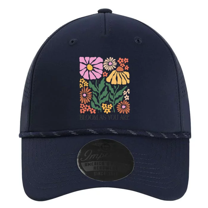 Boho Summer Flower Botanical Nature Lover Floral Wildflower Performance The Dyno Cap