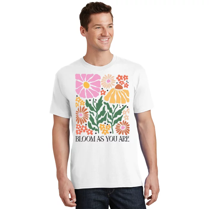 Boho Summer Flower Botanical Nature Lover Floral Wildflower T-Shirt