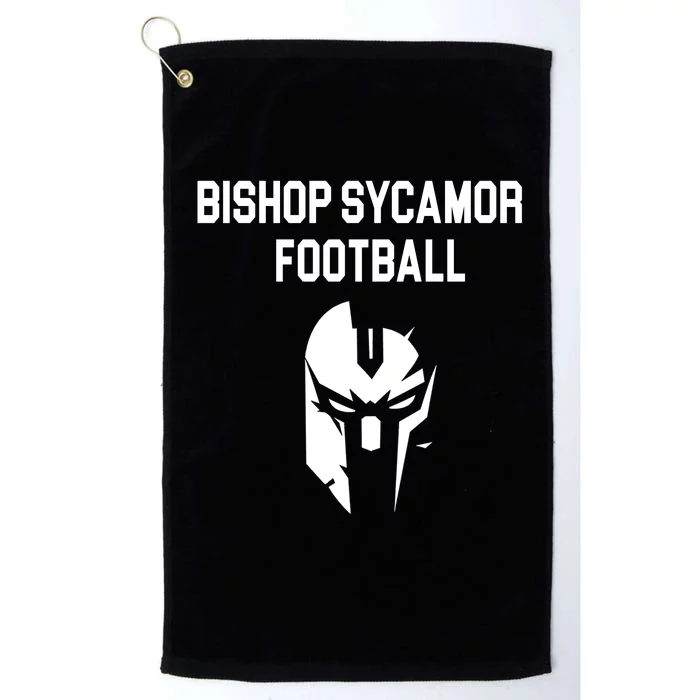 Bishop Sycamore Football Spartan Platinum Collection Golf Towel