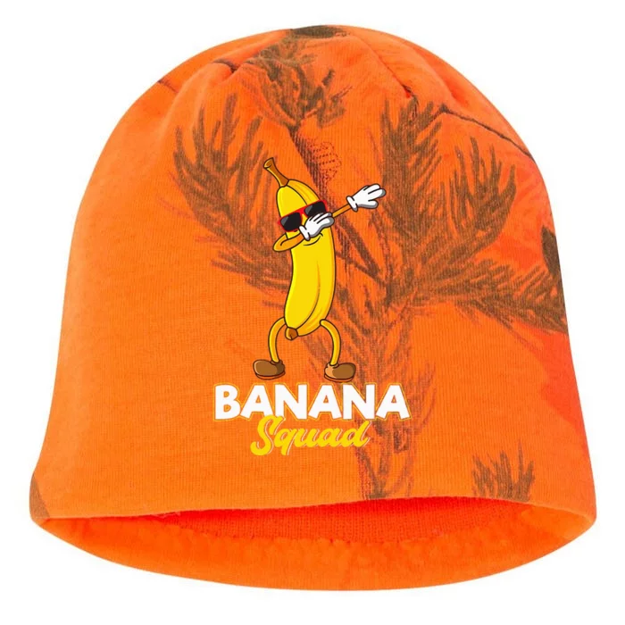 Banana Squad Funny Dabbing Banana Food & Dab Dab Kati - Camo Knit Beanie