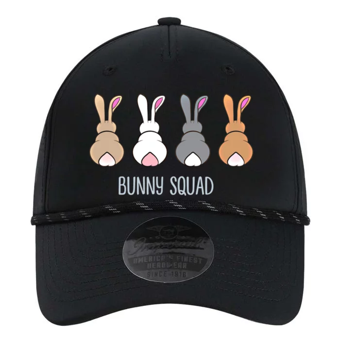 Bunny Squad Funny Ironic Rodent Rabbits Team Cool Gift Performance The Dyno Cap