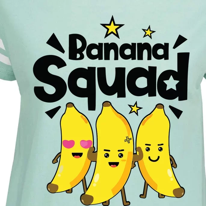 Banana Squad Funny Men Women Boy Vegan Fruit Food Lovers Enza Ladies Jersey Football T-Shirt