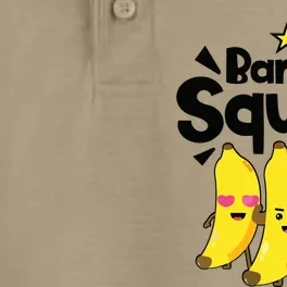 Banana Squad Funny Men Women Boy Vegan Fruit Food Lovers Dry Zone Grid Performance Polo