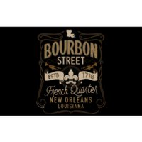 Bourbon Street French Quarter New Orleans Vintage Souvenir Bumper Sticker