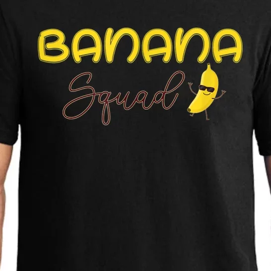 Banana Squad Funny Banana Outfit Fruit Lover Gift Pajama Set