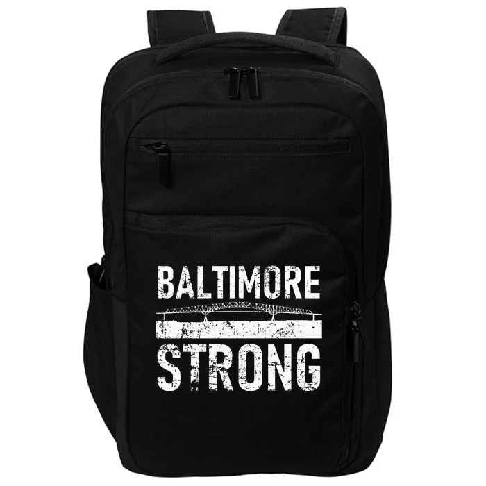 Baltimore Strong Francis Scott Key Bridge Impact Tech Backpack