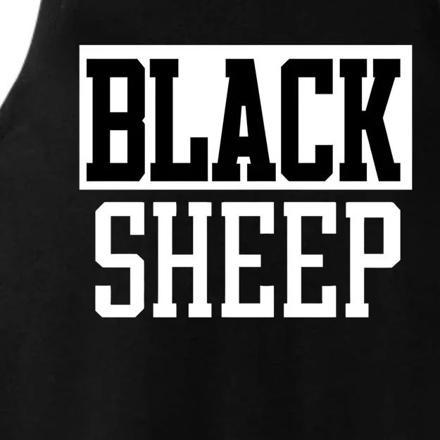 Black Sheep Gift Ladies Tri-Blend Wicking Tank