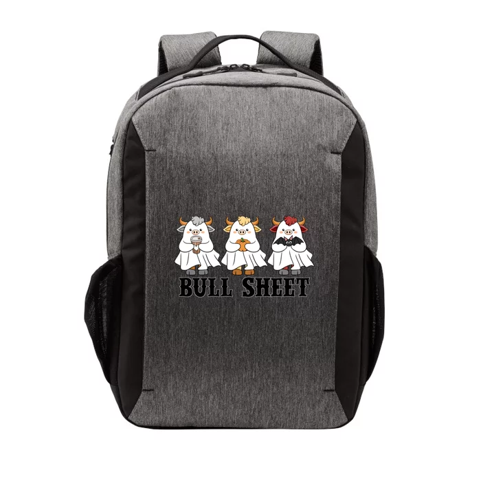 Bull Sheet Ghost Cow Halloween Funny This Is Bull Sheet Vector Backpack