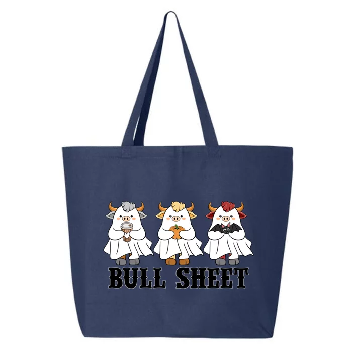 Bull Sheet Ghost Cow Halloween Funny This Is Bull Sheet 25L Jumbo Tote