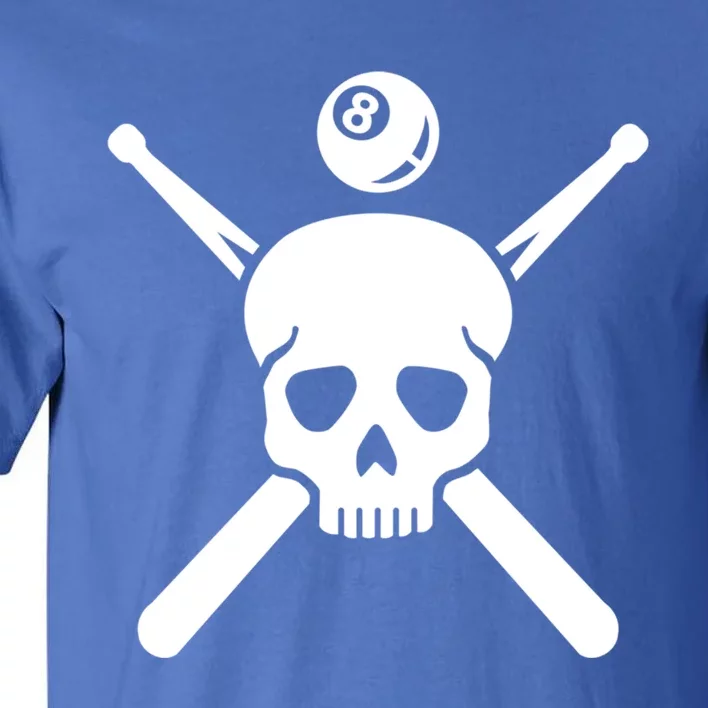 Billiards Skull Gift Tall T-Shirt