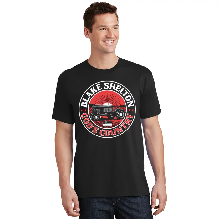 Blake Shelton GodS Country Tractor T-Shirt