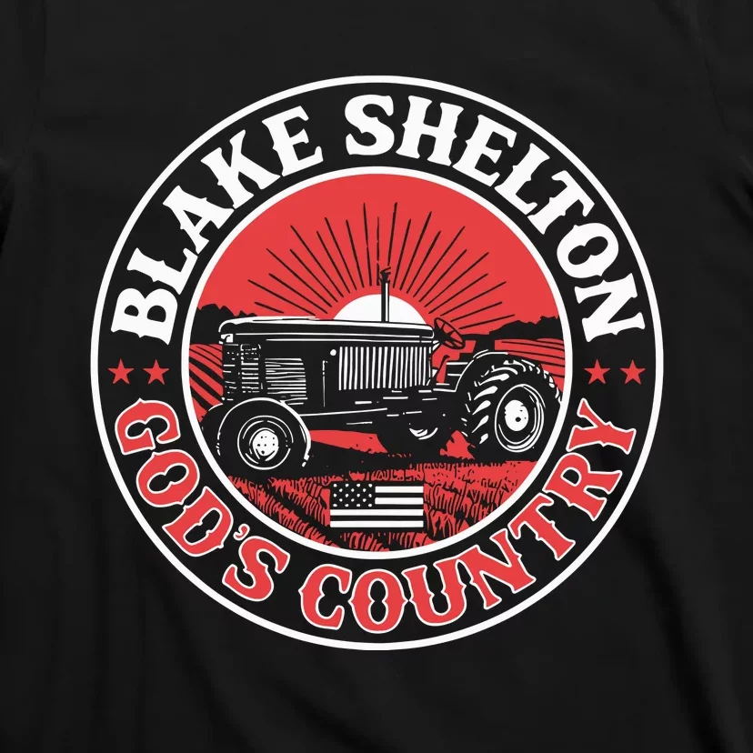 Blake Shelton GodS Country Tractor T-Shirt