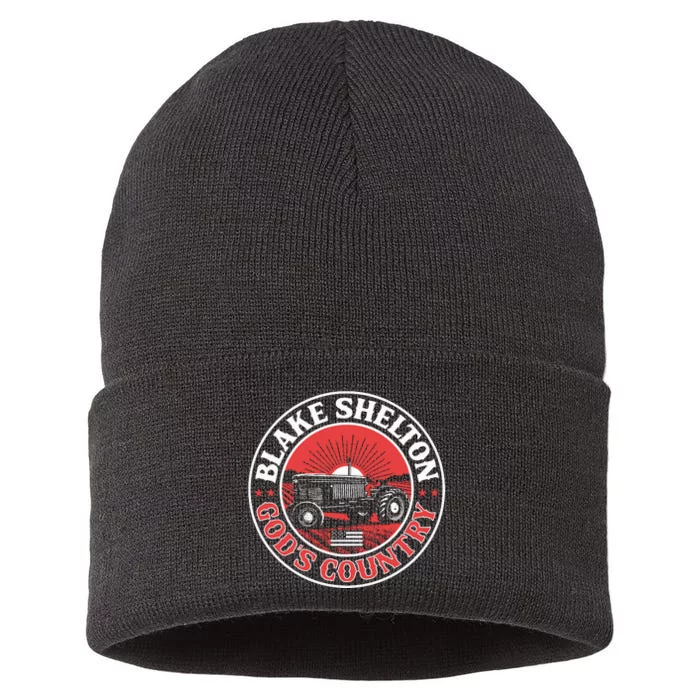 Blake Shelton GodS Country Tractor Sustainable Knit Beanie