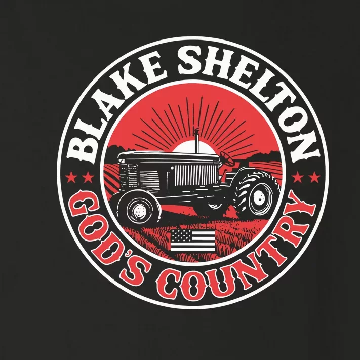 Blake Shelton GodS Country Tractor Toddler Long Sleeve Shirt