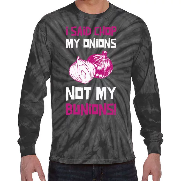 Bunion Surgery Gifts & Funny Bunionectomy Tie-Dye Long Sleeve Shirt