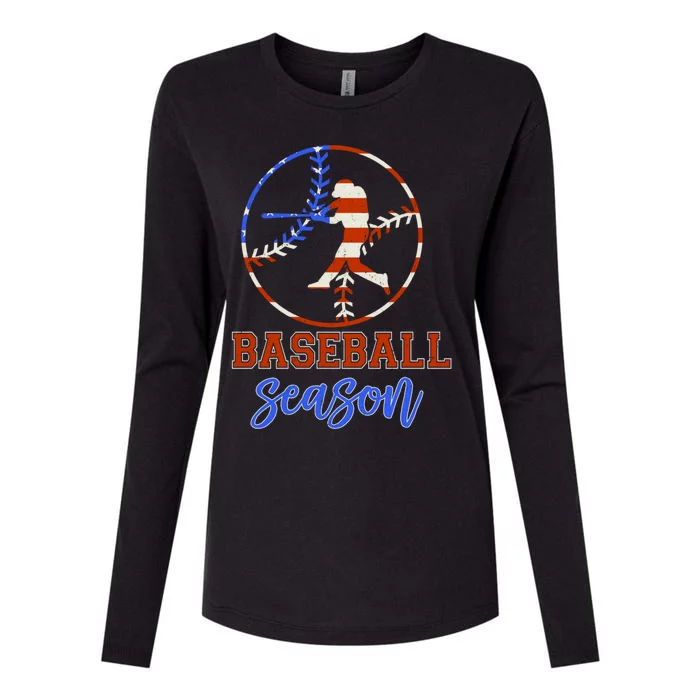 Baseball Season Game Day Vibes Baseball Softball Season Gift Womens Cotton Relaxed Long Sleeve T-Shirt