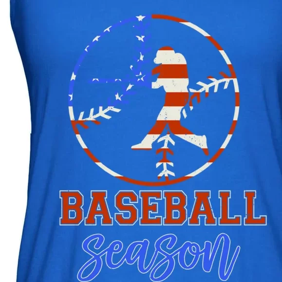 Baseball Season Game Day Vibes Baseball Softball Season Gift Ladies Essential Flowy Tank