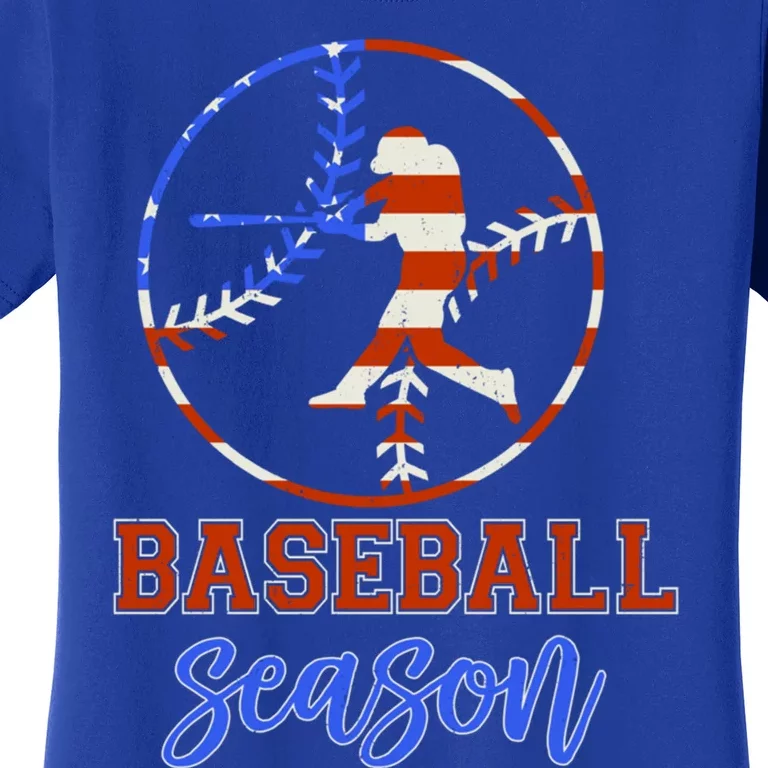 Baseball Season Game Day Vibes Baseball Softball Season Gift Women's T-Shirt