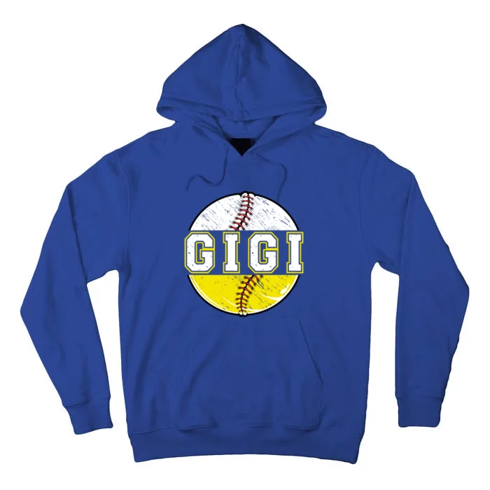 Baseball Softball Gigi Of Softball Baseball Player Gift Tall Hoodie