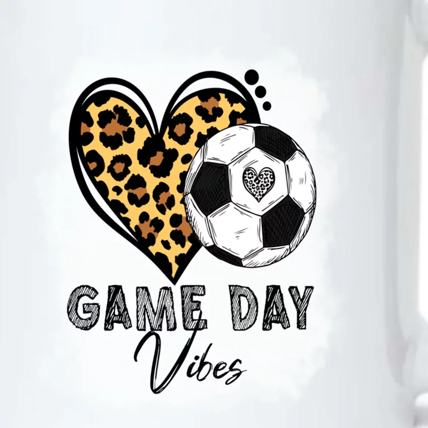 Bleached Soccer Game Day Vibes Soccer Mom Game Day Season Gift Black Color Changing Mug