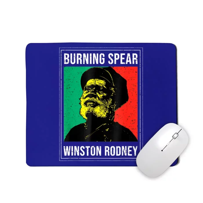 Burnings Spear Green And Red Mousepad