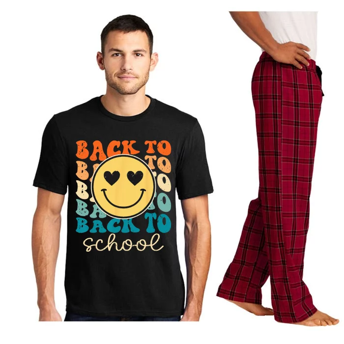 Boho Style Groovy Smile Back to School Pajama Set