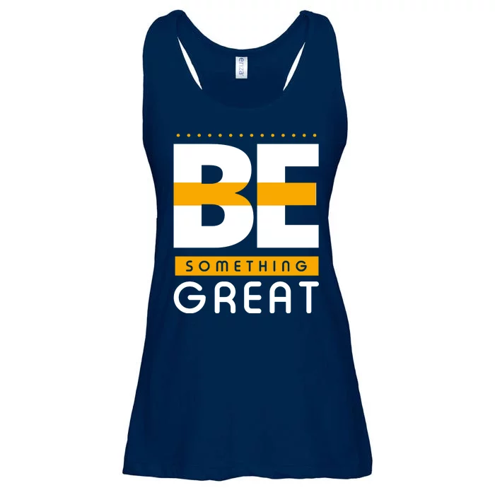 Be Something Great Ladies Essential Flowy Tank