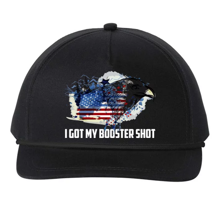 Booster Shot Gift America Veteran Usa Teacher Military Gift Snapback Five-Panel Rope Hat