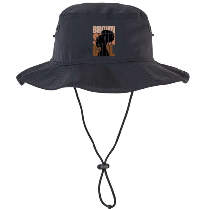 Brown Skin Girl Black Melanin Black History Juneteenth Women Legacy Cool Fit Booney Bucket Hat