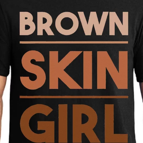 Brown Skin Girl Melanin Queen Afro Junenth Women Gifts Pajama Set