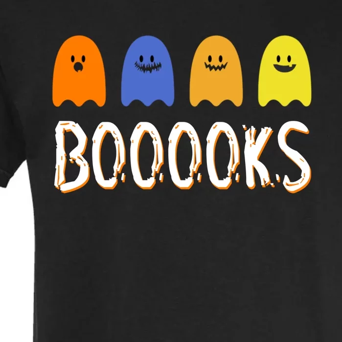 Books Spooky Ghost Funny Halloween Garment-Dyed Heavyweight T-Shirt