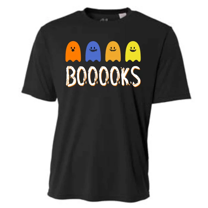 Books Spooky Ghost Funny Halloween Cooling Performance Crew T-Shirt