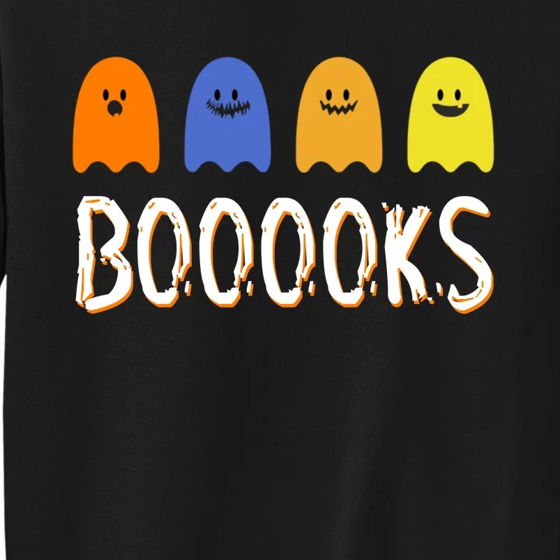 Books Spooky Ghost Funny Halloween Sweatshirt