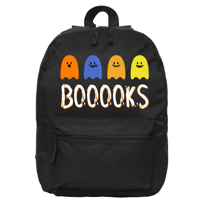 Books Spooky Ghost Funny Halloween 16 in Basic Backpack