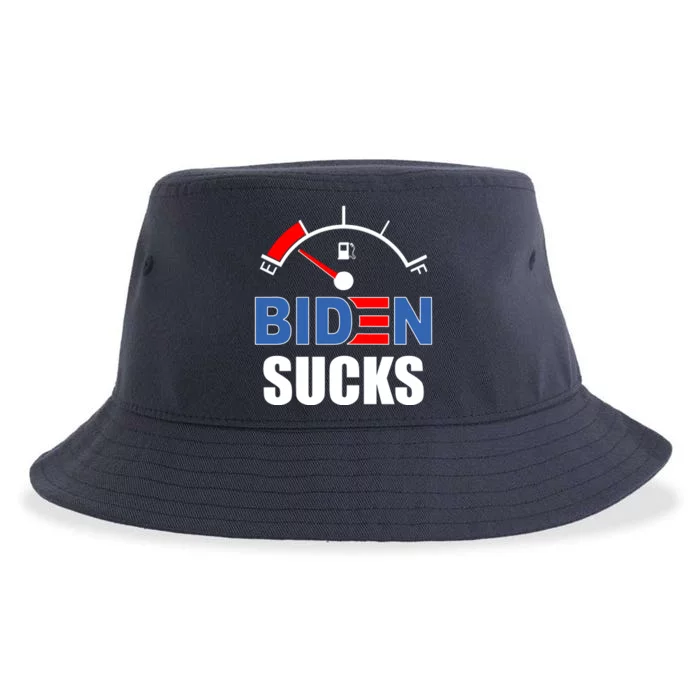 Biden Sucks Gas Tank On Empty E Sustainable Bucket Hat