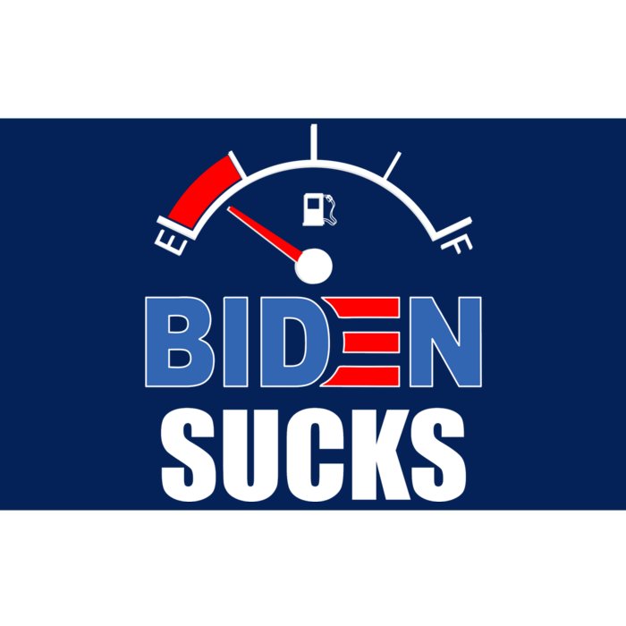 Biden Sucks Gas Tank On Empty E Bumper Sticker