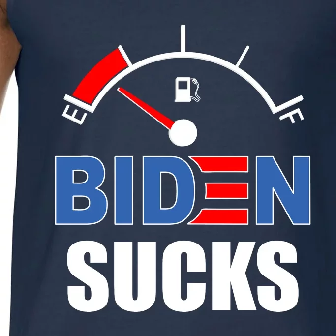 Biden Sucks Gas Tank On Empty E Comfort Colors® Tank Top