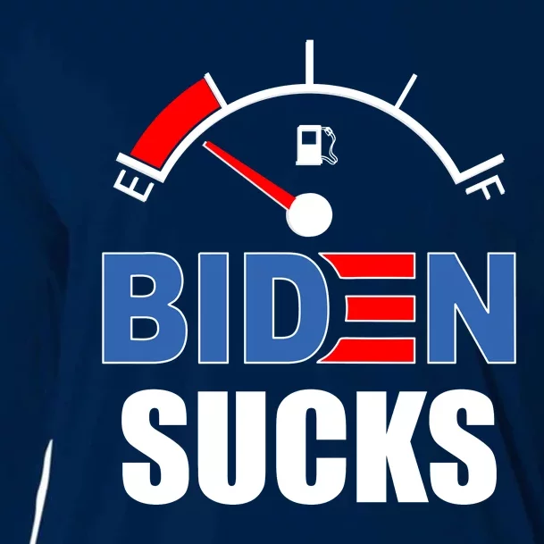 Biden Sucks Gas Tank On Empty E Cooling Performance Long Sleeve Crew