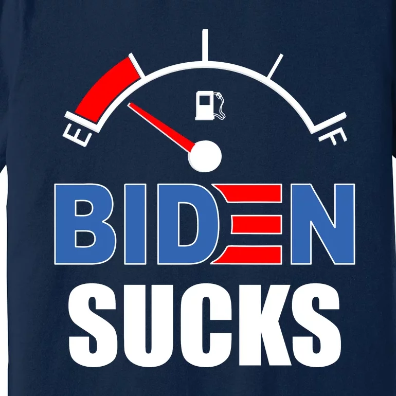 Biden Sucks Gas Tank On Empty E Premium T-Shirt