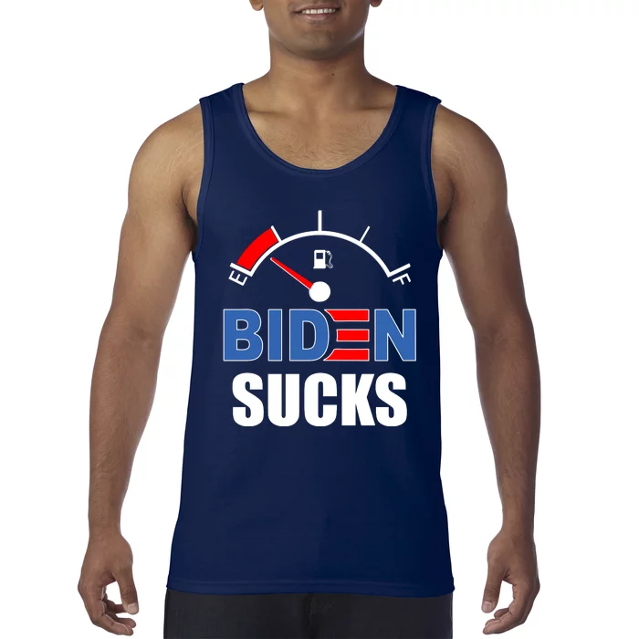 Biden Sucks Gas Tank On Empty E Tank Top