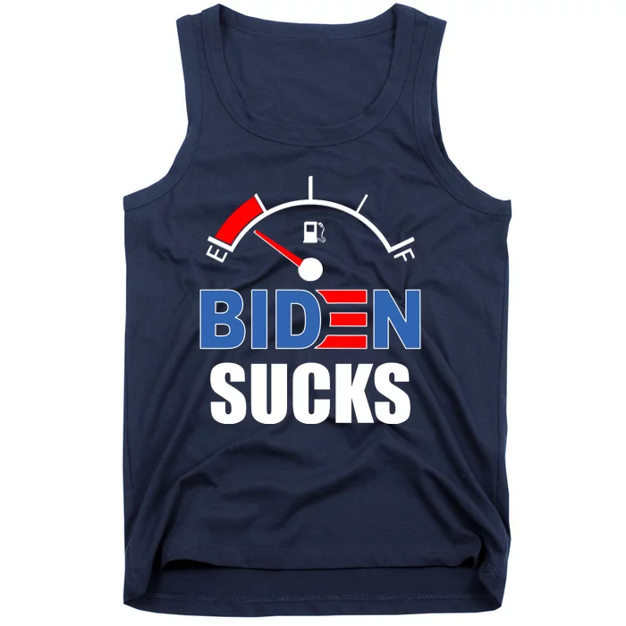 Biden Sucks Gas Tank On Empty E Tank Top