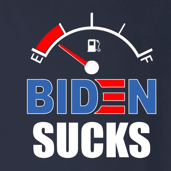 Biden Sucks Gas Tank On Empty E Toddler Long Sleeve Shirt