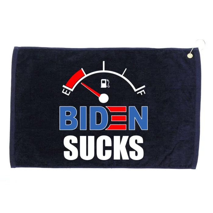 Biden Sucks Gas Tank On Empty E Grommeted Golf Towel